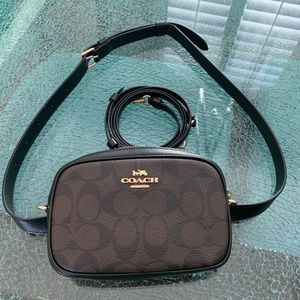 Coach Convertible Belt Bag in Signature Canvas